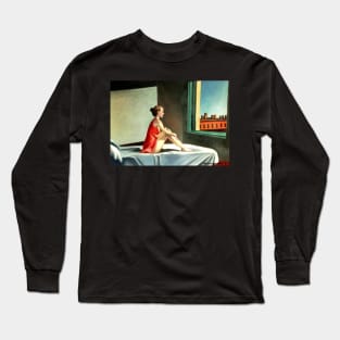 Morning sun after E. Hopper Long Sleeve T-Shirt